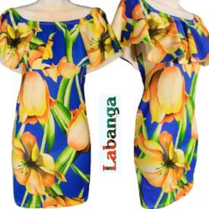 Labanga On Or Off Shoulder Dress - Amazing! 🌺